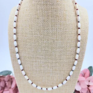 Collar baño de oro y piedra
