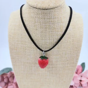 collar hilo cuero