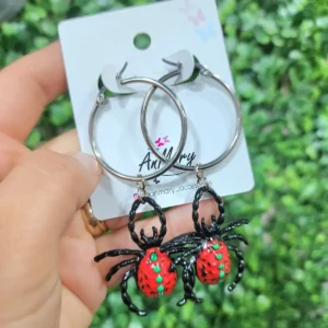 aro argolla araña