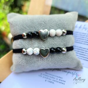 pulsera para compartir pulsera pareja pulsera distancia pulsera piedra