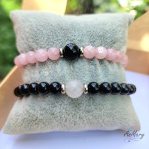 pulsera para compartir pulsera pareja pulsera distancia pulsera piedra