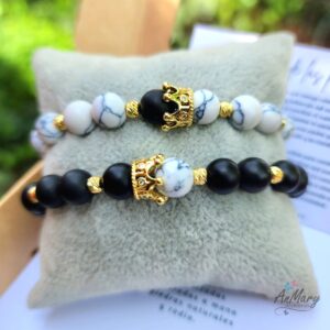 pulsera para compartir pulsera pareja pulsera distancia pulsera piedra