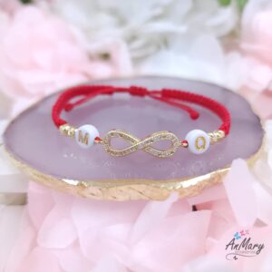 Pulsera infinito baño de oro
